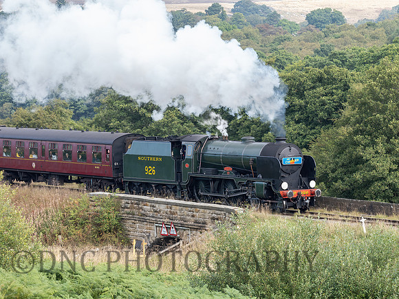 SR Schools class 926 Repton passing Moorgates 21st September..