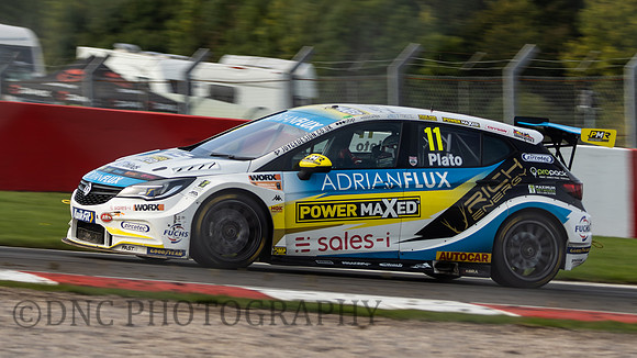 Jason Plato Adrian Flux with Power Maxed RacingVauxhall Astra.