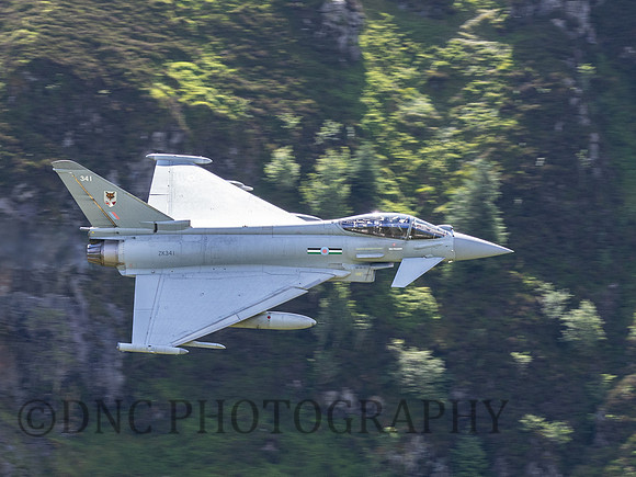 Typhoon FGR4 ZK341 12 Sqn