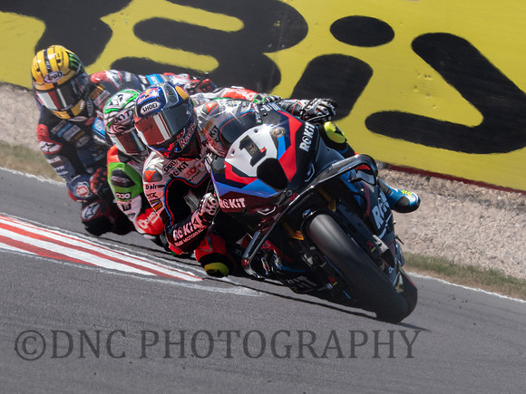 Toprak Razgatlioglu ROKIT BMW Motorrad WORLDSBK Team M1000RR leads race 1