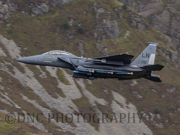 USAF F-15E Strike Eagle LN AF 91 0316 Cad East 11th August