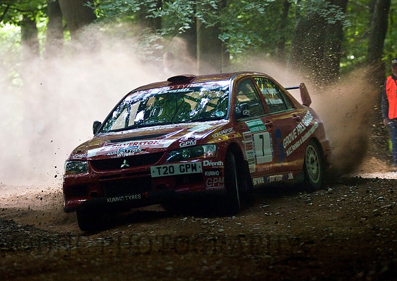 David Wright & Michael Wilkinson Mitsubishi Lancer EVO 9