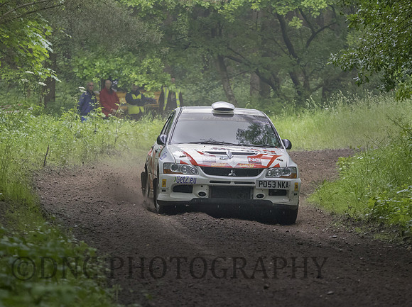 Pat Naylor & Ian Lawrence Mitsubishi EVO9