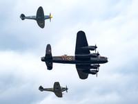 BBMF AVRO Lancaster B.1 PA474, Supermarine Spitfires Mk XVI TE311 & PR MK XIX PM631