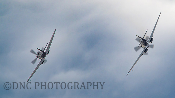 BBMF Supermarine Spitfires Mk XVI TE311 & PR MK XIX PM631
