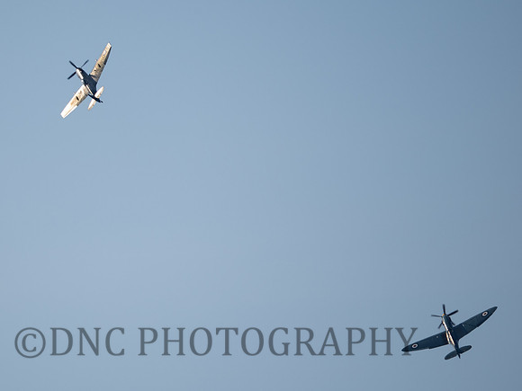 BBMF Supermarine Spitfires Mk XVI TE311 & PR MK XIX PM631