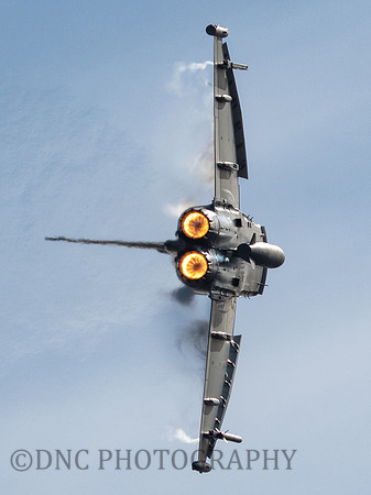 RAF Typhoon Display Team FGR4 ZK325 Reheat1