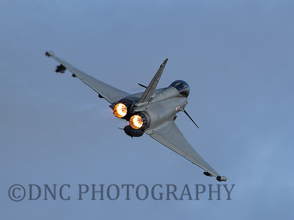 RAF Typhoon Display Team FGR4 ZK325 Reheat1