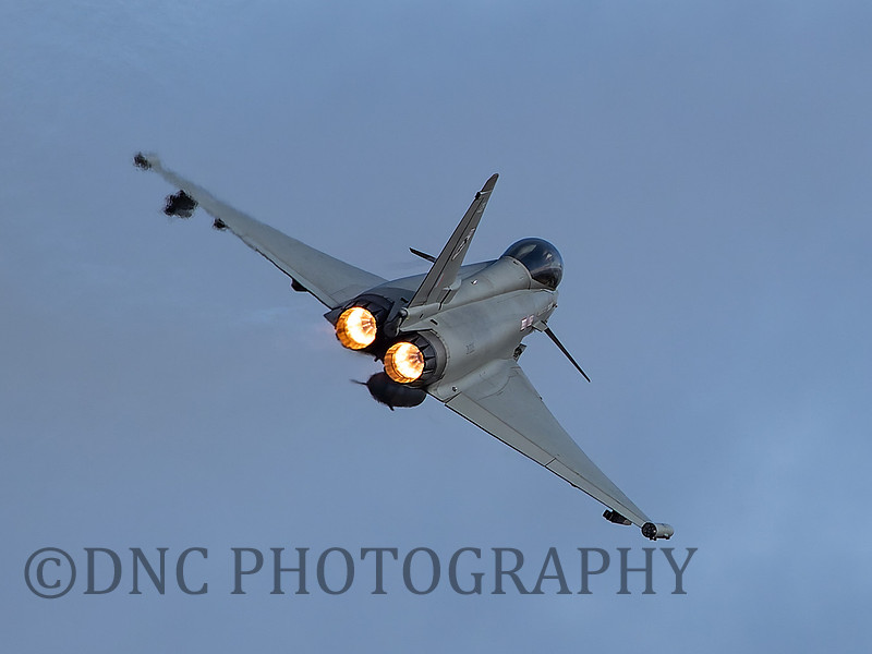 RAF Typhoon Display Team FGR4 ZK325 Reheat1