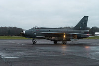 English Electric Lightning F6 XR728 enters the runway