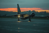 English Electric Lightning F6 XS904 BQ returns at Dusk