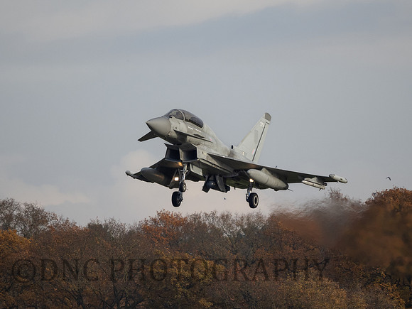Typhoon T.3 ZK379 landing
