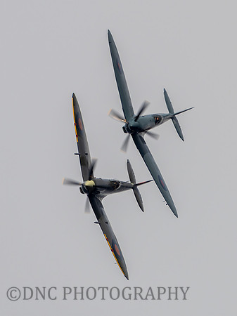 Spitfire PR XI PL983 'Thank U NHS' Spitfire Mk IX MH434.