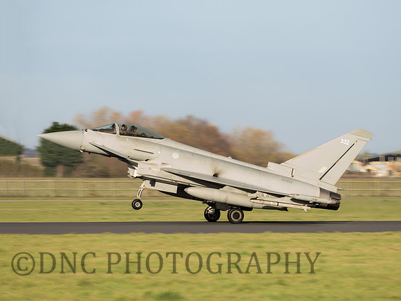 Typhoon FGR4 ZK332 Landing