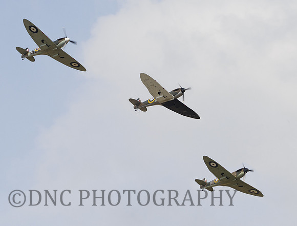 Spitfire Mk1a Trio N3200 QV P7308 XR-D X4650 KL-A