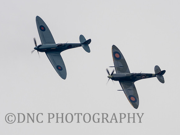 Spitfire PR XI PL983 'Thank U NHS' Spitfire Mk IX MH434