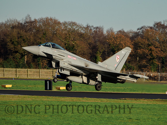Typhoon FGR4 ZJ937 lands