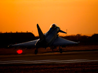 Typhoon FGR4 ZK347 landing
