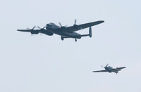 BBMF AVRO Lancaster BI PA474 & Hawker Hurricane MkIIc PZ865