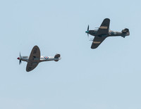BBMF Supermarine Spitfire PR XIX PS915 & Hawker Hurricane MKIIc PZ865