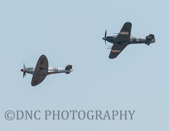 BBMF Supermarine Spitfire PR XIX PS915 & Hawker Hurricane MKIIc PZ865