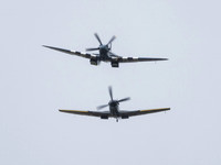 BBMF Spitfire Mk XIX PM631 & Spitfire MkXVIe TE311