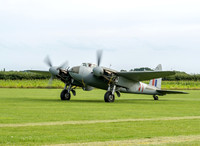 De Havilland Mosquito NF11 HJ711 taxis.