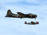 Boeing B-17G 124485 'Sally B' & Republic P-47D Thunderbolt 549192 'Nellie B'