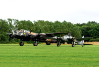 Avro Lancaster Mk VII, NX611 & De Havilland Mosquito NF11 HJ711 taxi