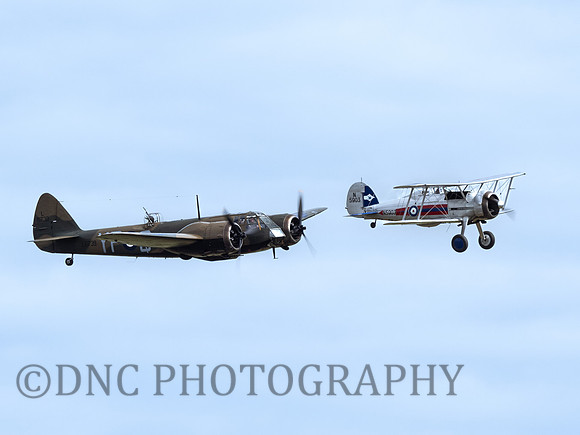 Bristol Blenhiem Mk.1 L6739 YP-Q  & Gloster Gladiator Mk II N5903