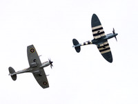 BBMF Spitfire Mk XIX PM631 & Spitfire MkXVIe TE311