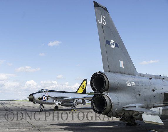 EE Lightnings F.6 XR728 & F.3 XR713