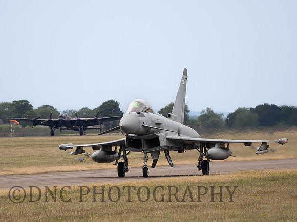 Typhoon FGR4 ZK309 & AVRO Lancaster B.1 PA474