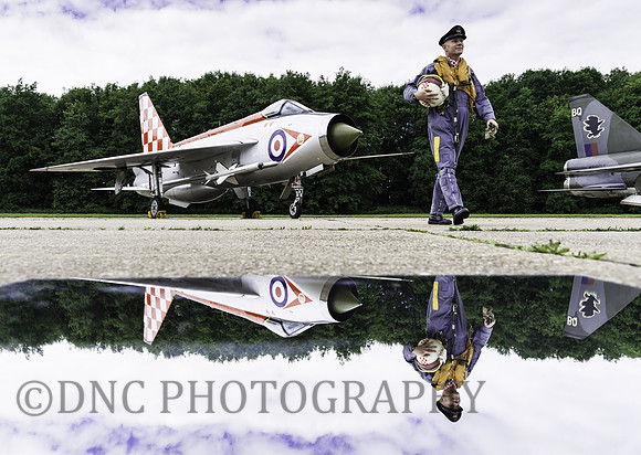 Pilot returns from flight