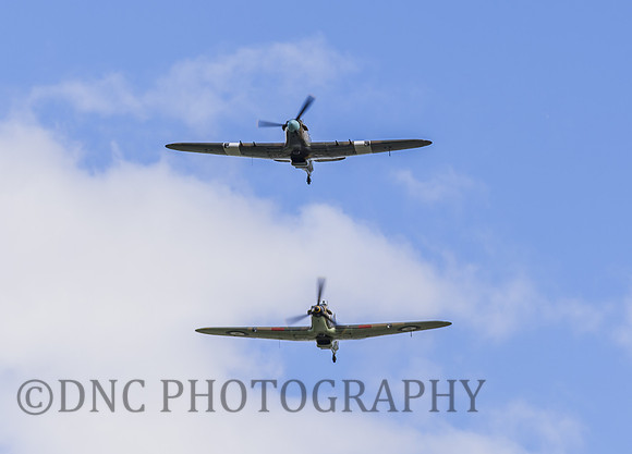 Hawker Hurricane (MkIIc) LF363 & PZ865.