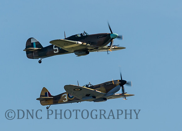 Spitfire LFIXe Mk356 & Hurricane MkIIc PZ865
