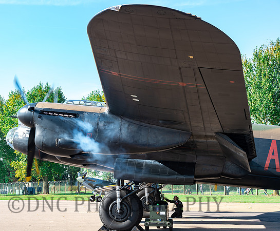 Lancaster B1 PA474 engine start