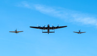 BBMF Lancaster B1 PA474, Spitfire LFIXe Mk356 & Hurricane MkIIc LF363.