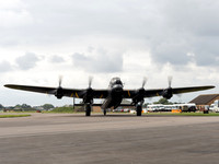 BBMF AVRO Lancaster B1 PA474 returns from flypast at Stafford