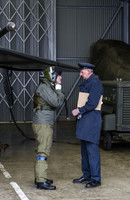 Pilot prepares