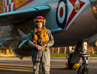 56 sqn Lightning and pilot