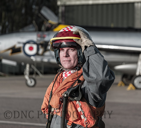 Pilot scans the sky