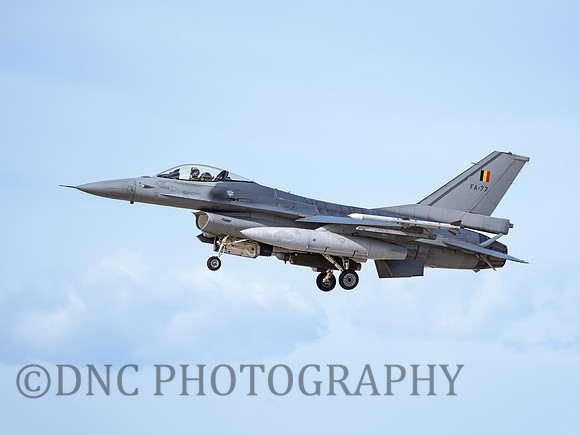 Belgium Air Force F-16AM Fighting Falcon FA-77