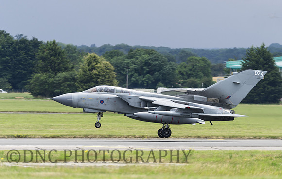 Panavia Tornado GR4A ZA612 Performs a touch and go