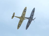 BBMF Spitfires MKIXe LF356 & MKIIa P7350