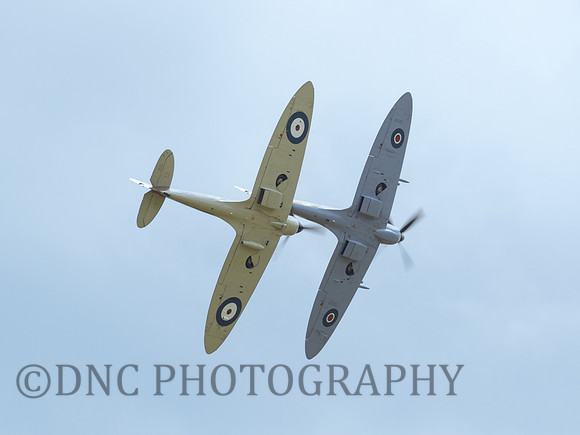 BBMF Spitfires MKIXe LF356 & MKIIa P7350
