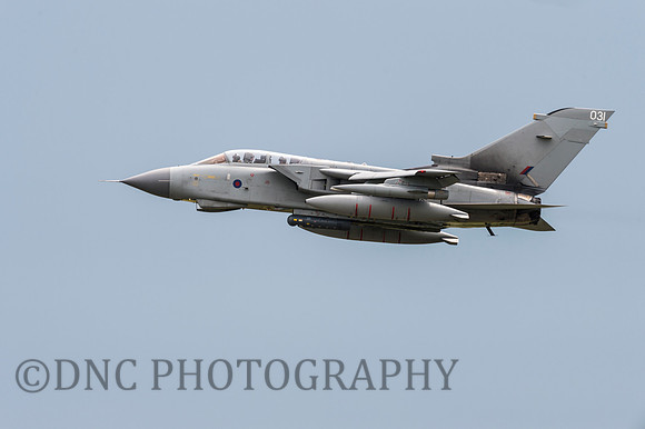 Panavia Tornado GR4A ZA472 over flies the airfield