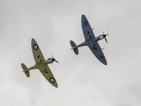 BBMF Spitfires MKIXe LF356 & MKIIa P7350
