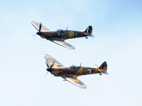 BBMF Spitfires MKIXe LF356 & MKIIa P7350