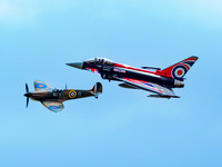 BBMF Spitfire MKIIa P7350 & Typhoon Display XJ914 'Blackjack'